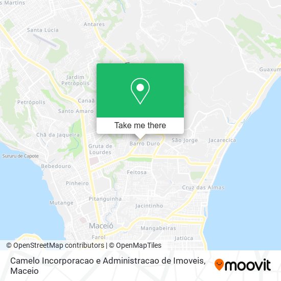 Mapa Camelo Incorporacao e Administracao de Imoveis