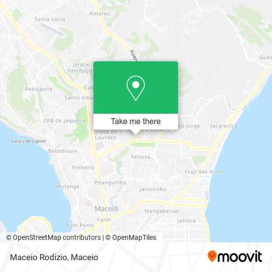 Maceio Rodizio map