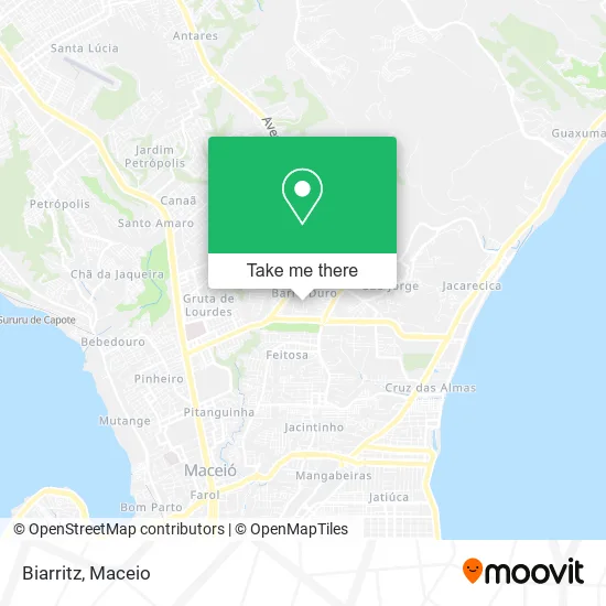 Biarritz map