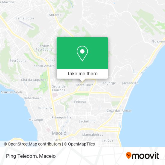 Ping Telecom map