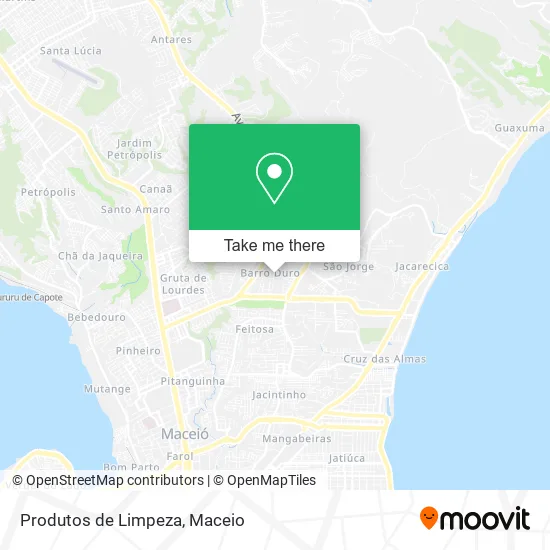 Produtos de Limpeza map