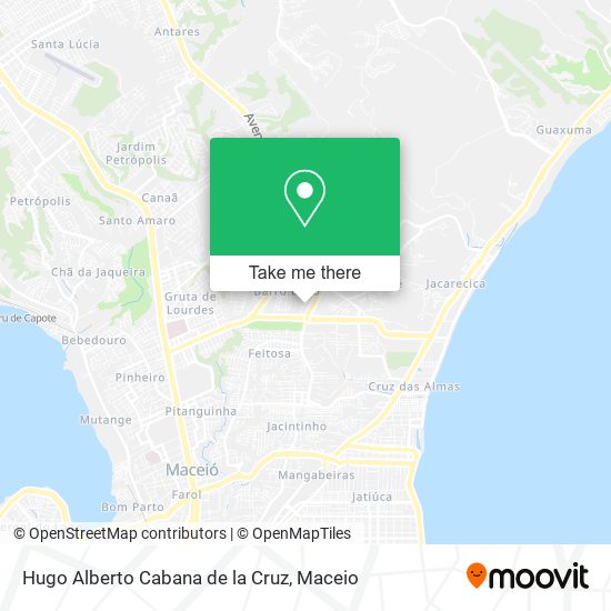 Hugo Alberto Cabana de la Cruz map