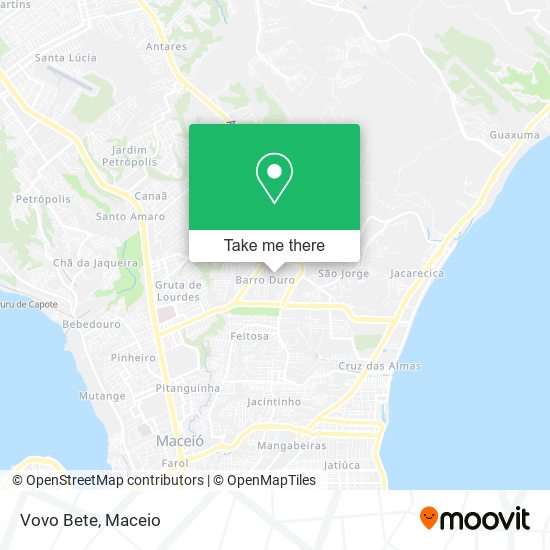 Vovo Bete map