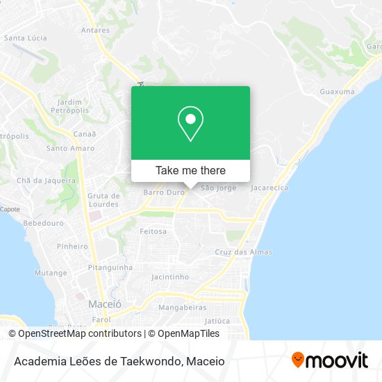 Academia Leões de Taekwondo map