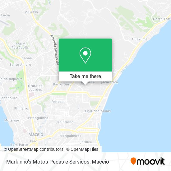 Markinho's Motos Pecas e Servicos map