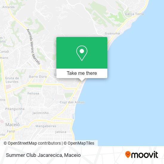 Summer Club Jacarecica map