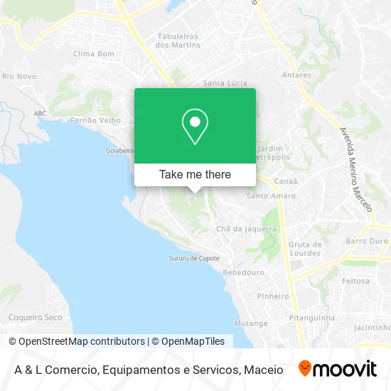 A & L Comercio, Equipamentos e Servicos map