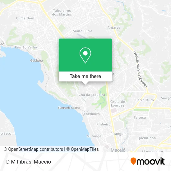 D M Fibras map