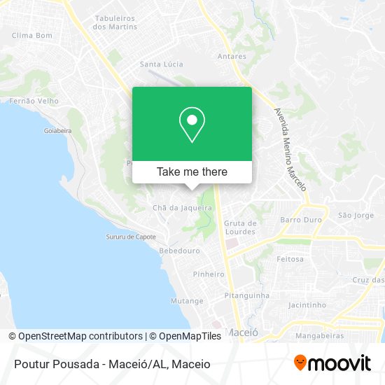 Mapa Poutur Pousada - Maceió/AL