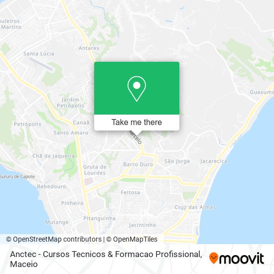 Anctec - Cursos Tecnicos & Formacao Profissional map