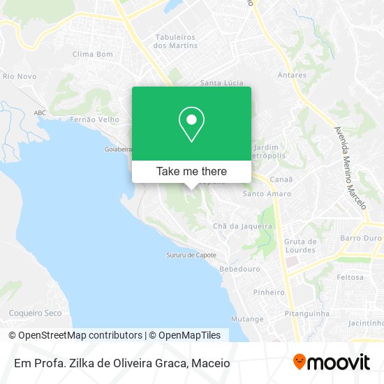 Em Profa. Zilka de Oliveira Graca map