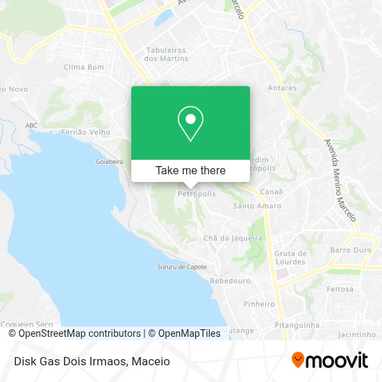 Disk Gas Dois Irmaos map