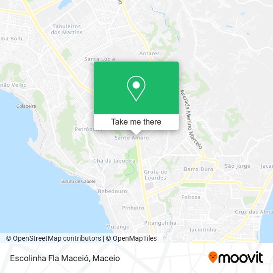 Escolinha Fla Maceió map