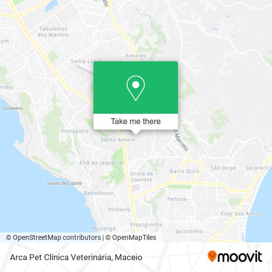 Arca Pet Clínica Veterinária map