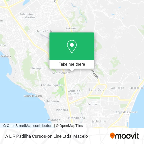 A L R Padilha Cursos-on Line Ltda map