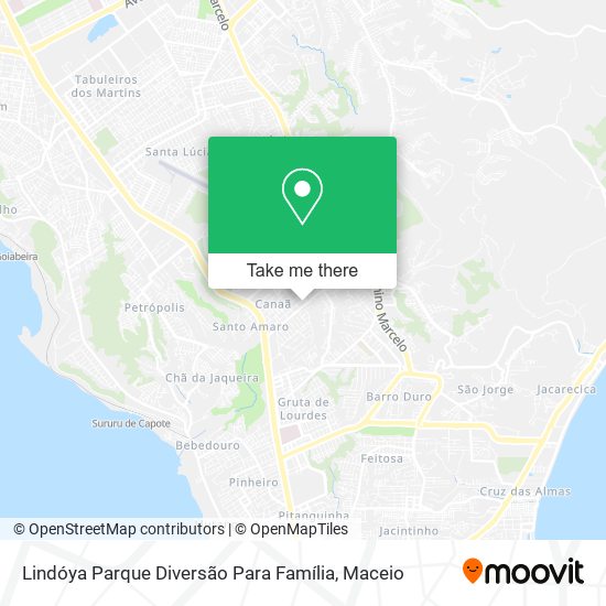 Mapa Lindóya Parque Diversão Para Família