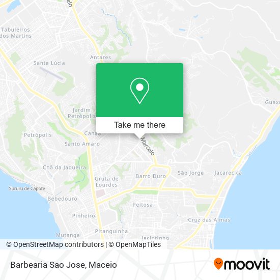 Mapa Barbearia Sao Jose