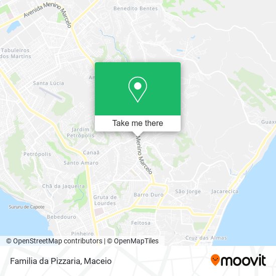 Familia da Pizzaria map