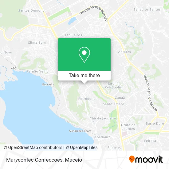 Maryconfec Confeccoes map