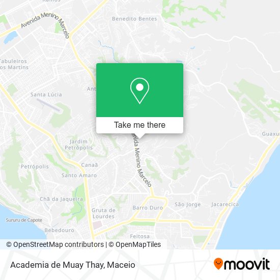 Academia de Muay Thay map