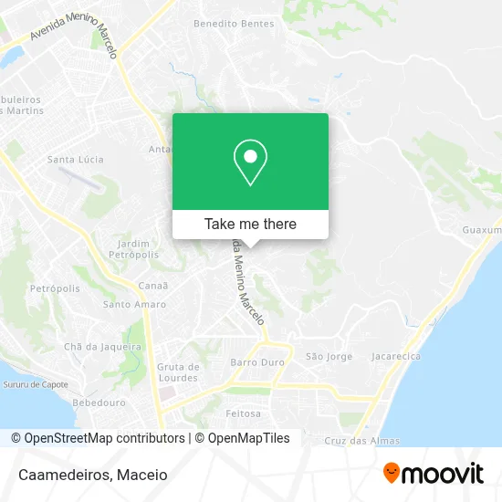 Caamedeiros map