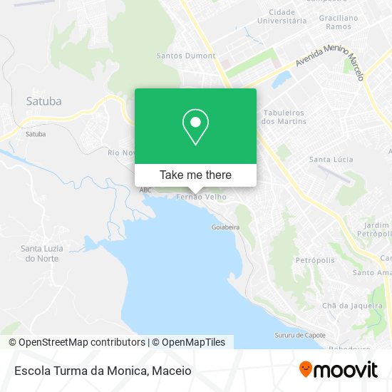 Mapa Escola Turma da Monica