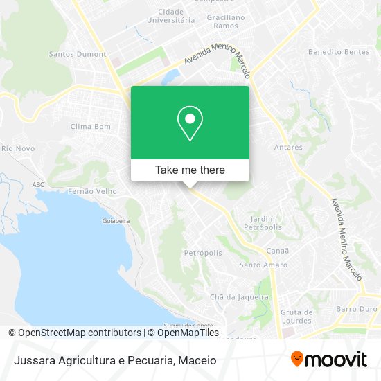 Jussara Agricultura e Pecuaria map