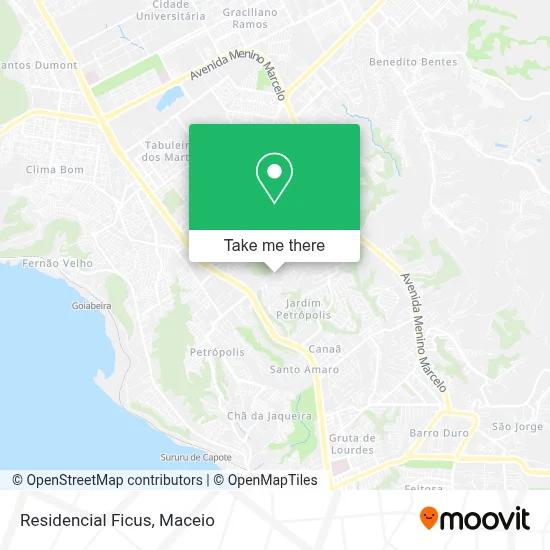 Residencial Ficus map