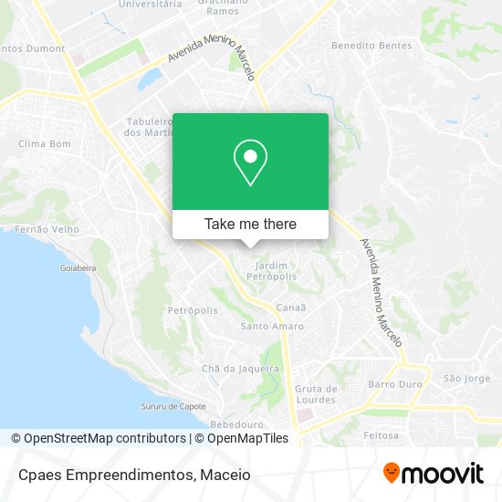 Mapa Cpaes Empreendimentos