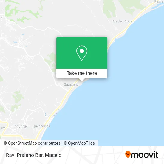 Ravi Praiano Bar map