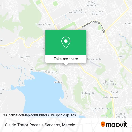 Cia do Trator Pecas e Servicos map