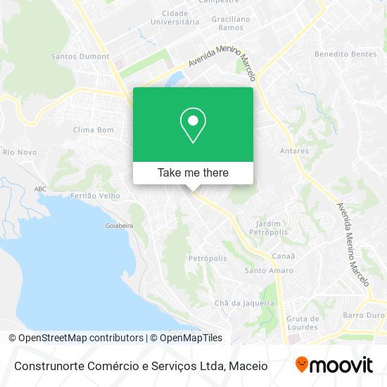 Mapa Construnorte Comércio e Serviços Ltda