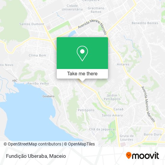 Fundição Uberaba map