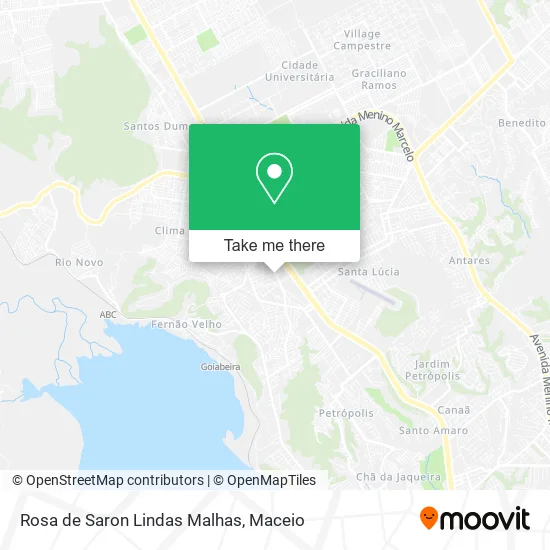 Rosa de Saron Lindas Malhas map