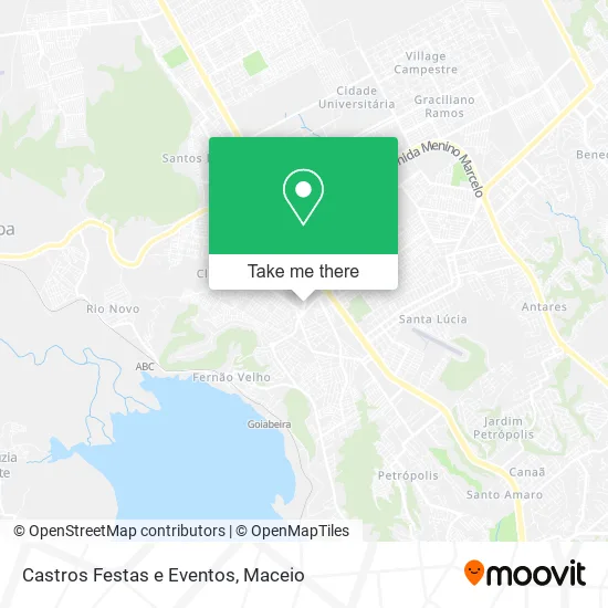 Castros Festas e Eventos map