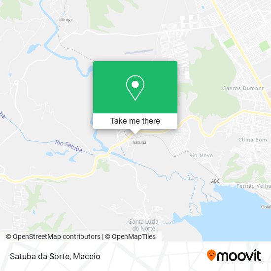 Satuba da Sorte map