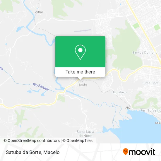 Satuba da Sorte map