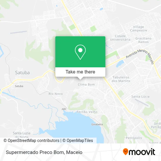 Supermercado Preco Bom map
