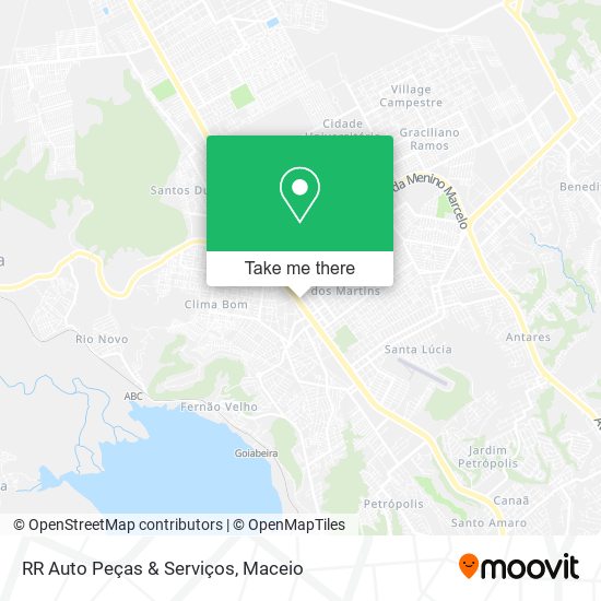 Mapa RR Auto Peças & Serviços