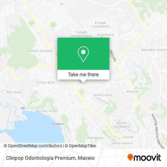Clinpop Odontologia Premium map