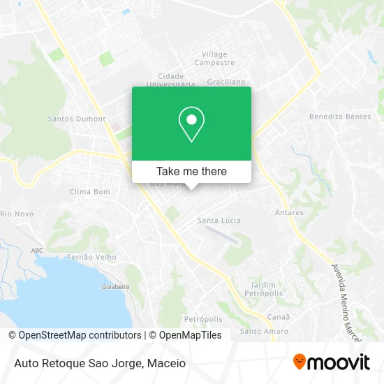 Auto Retoque Sao Jorge map