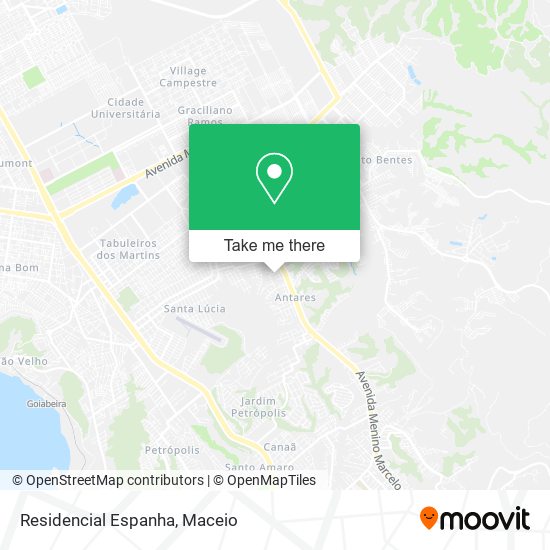 Mapa Residencial Espanha