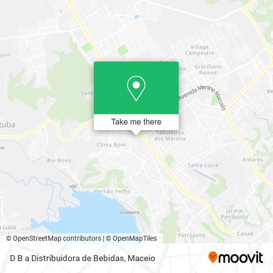 D B a Distribuidora de Bebidas map