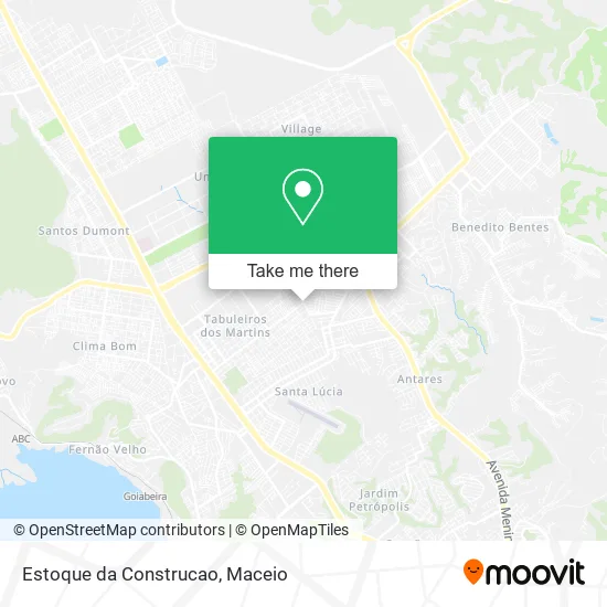 Estoque da Construcao map