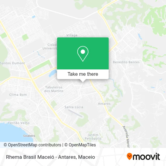 Rhema Brasil Maceió - Antares map