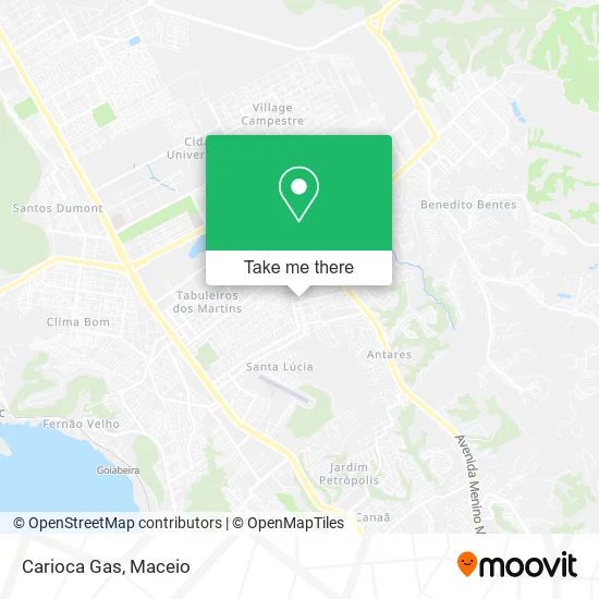 Carioca Gas map