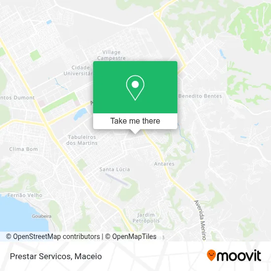 Prestar Servicos map