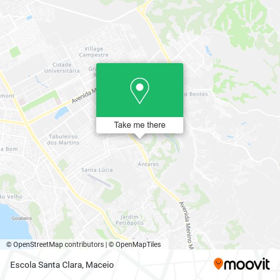 Mapa Escola Santa Clara