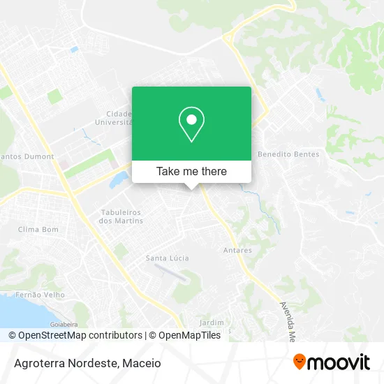 Agroterra Nordeste map