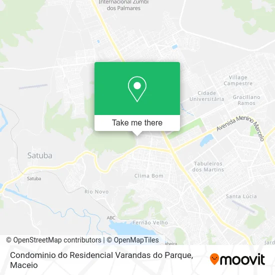 Condominio do Residencial Varandas do Parque map